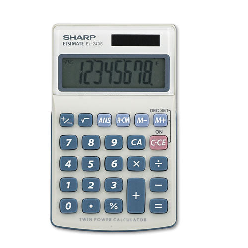 EL240SB Handheld Business Calculator, 8-Digit LCD-(SHREL240SAB)