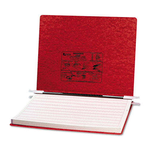 PRESSTEX Covers with Storage Hooks, 2 Posts, 6" Capacity, 14.88 x 11, Executive Red-(ACC54079)
