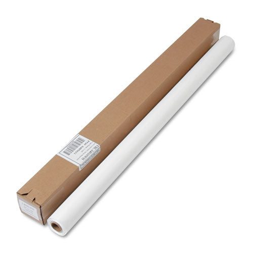 Table Set Plastic Banquet Roll, Table Cover, 40" x 100 ft, White-(TBLI4010WH)