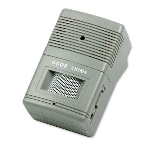 Visitor Arrival/Departure Chime, Battery Operated, 2.75 x 2 x 4.25, Gray-(TCO15300)