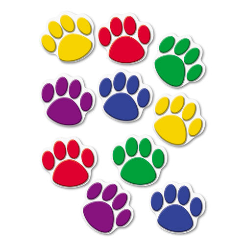 Paw Print Accents, Assorted Colors, 30 Pieces-(TCR4114)