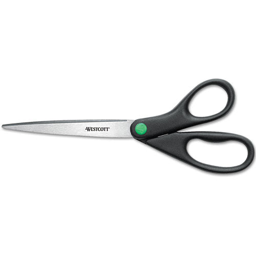 KleenEarth Scissors, 9" Long, 3.75" Cut Length, Black Straight Handle-(ACM13138)