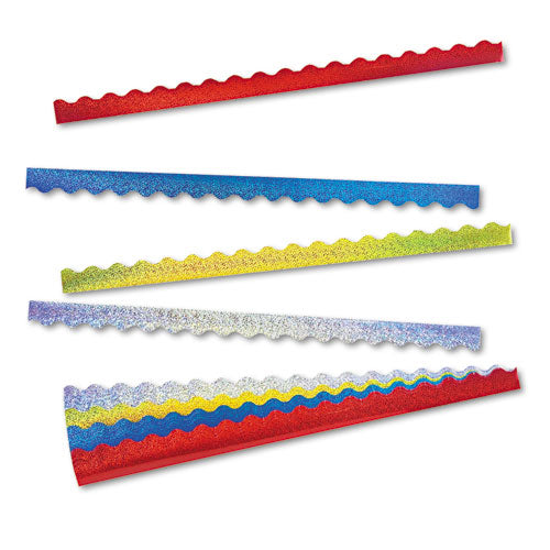 Terrific Trimmers Sparkle Border Variety Pack, 2.25" x 39", Assorted Colors, 40/Set-(TEPT92901)