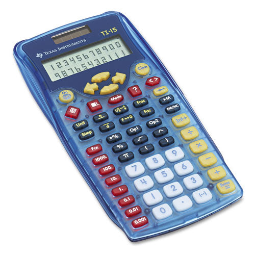 TI-15 Explorer Elementary Calculator, 11-Digit LCD-(TEXTI15RTL)
