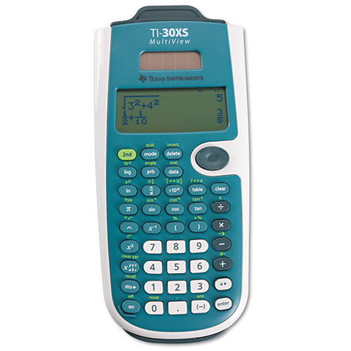 TI-30XS MultiView Scientific Calculator, 16-Digit LCD-(TEXTI30XSMV)