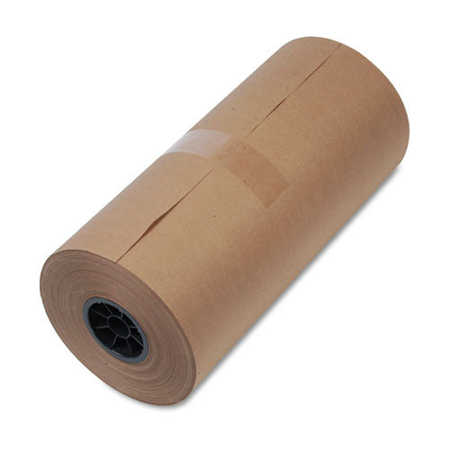 High-Volume Mediumweight Wrapping Paper Roll, 40 lb Wrapping Weight Stock, 18" x 900 ft, Brown-(UNV1300015)