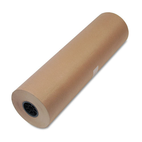 High-Volume Heavyweight Wrapping Paper Roll, 50 lb Wrapping Weight Stock, 30" x 720 ft, Brown-(UNV1300046)