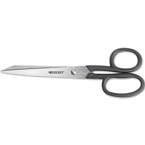 Kleencut Stainless Steel Shears, 8" Long, 3.75" Cut Length, Black Straight Handle-(ACM19018)