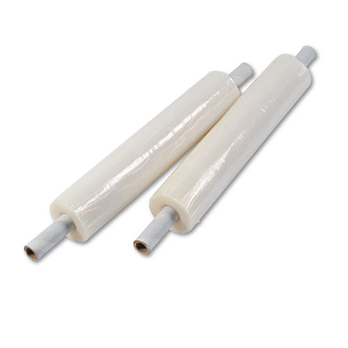 Stretch Film with Preattached Handles, 20" x 1,000 ft, 20 mic (80-Gauge), Clear, 4/Carton-(UNV08020)