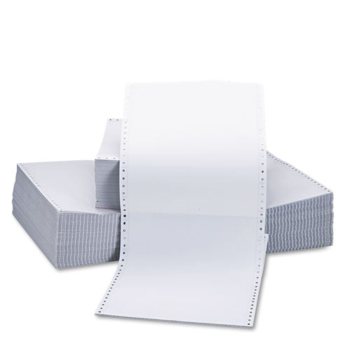 Printout Paper, 2-Part, 15 lb Bond Weight, 9.5 x 11, White, 1,650/Carton-(UNV15703)