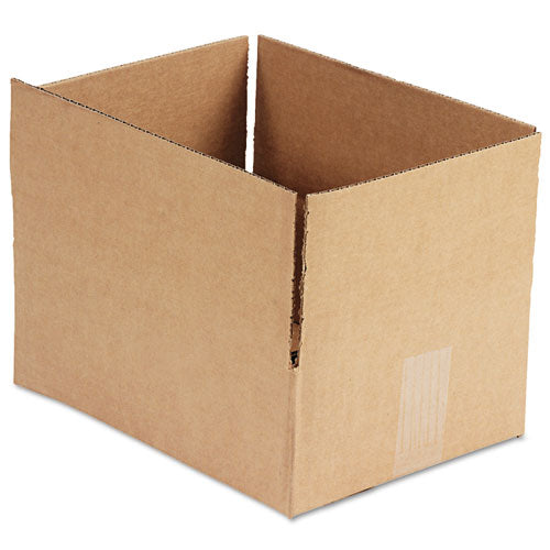 Fixed-Depth Corrugated Shipping Boxes, Regular Slotted Container (RSC), 9" x 12" x 4", Brown Kraft, 25/Bundle-(UNV1294)