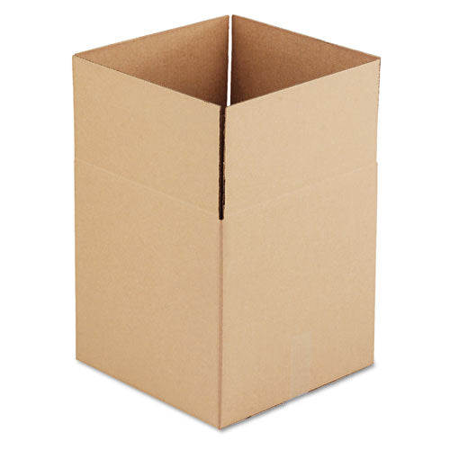 Cubed Fixed-Depth Corrugated Shipping Boxes, Regular Slotted Container (RSC), 14" x 14" x 14", Brown Kraft, 25/Bundle-(UNV141414)