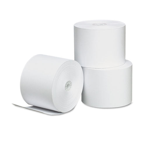 Direct Thermal Printing Paper Rolls, 2.25" x 165 ft, White, 3/Pack-(UNV35762)