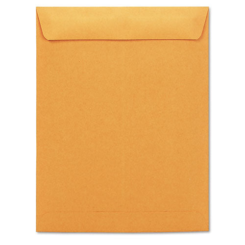 Catalog Envelope, #13 1/2, Square Flap, Gummed Closure, 10 x 13, Brown Kraft, 250/Box-(UNV44105)