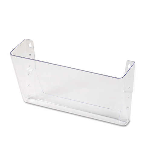 Wall Files, Letter Size, 13" x 4" x 7", Clear-(UNV53692)