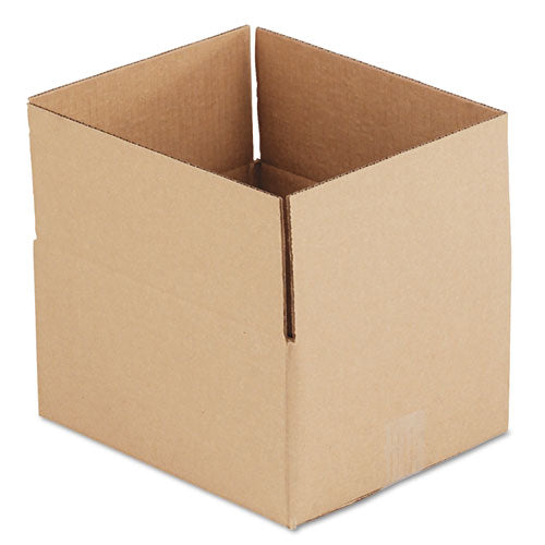 Fixed-Depth Corrugated Shipping Boxes, Regular Slotted Container (RSC), 10" x 12" x 6", Brown Kraft, 25/Bundle-(UNV12106)