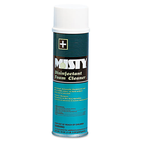 Disinfectant Foam Cleaner, Fresh Scent, 19 oz Aerosol Spray, 12/Carton-(AMR1001907)